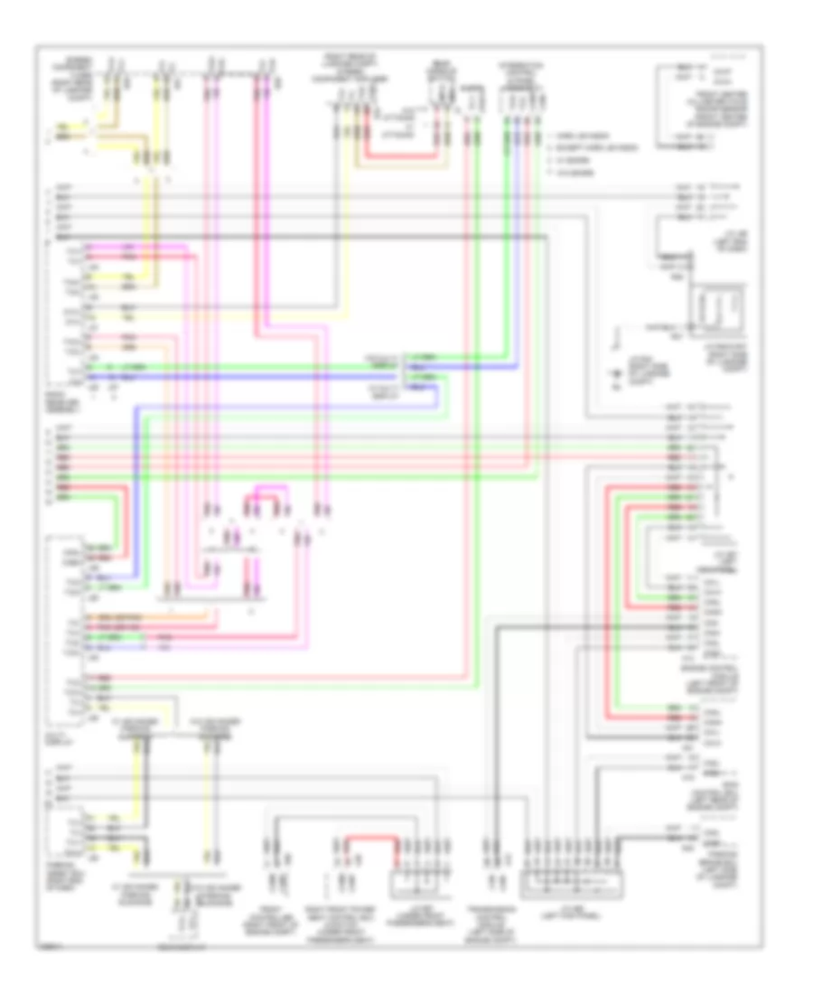 High Low Bus Wiring Diagram 3 of 3 for Lexus LS 460 2009