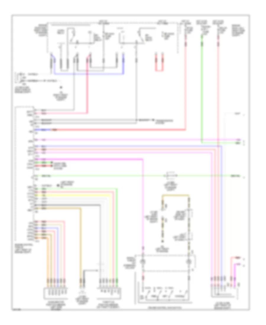 Cruise Control Wiring Diagram, without Dynamic Laser Controls (1 of 2) for Lexus LS 460 2009