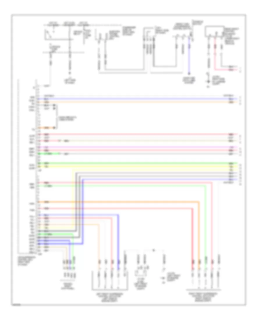 Electronic Suspension Wiring Diagram 1 of 3 for Lexus LS 460 2009