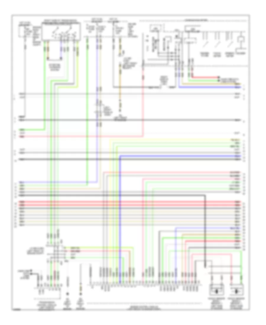 4.6L, Engine Performance Wiring Diagram (3 of 7) for Lexus LS 460 2009