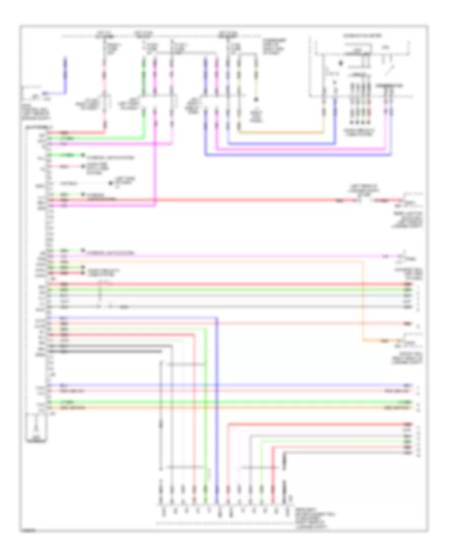 Navigation Wiring Diagram (1 of 3) for Lexus LS 460 2009
