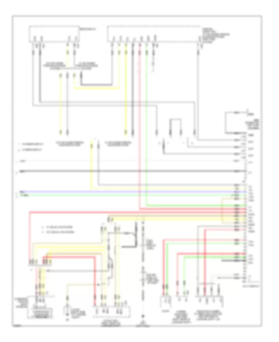 Navigation Wiring Diagram 3 of 3 for Lexus LS 460 2009