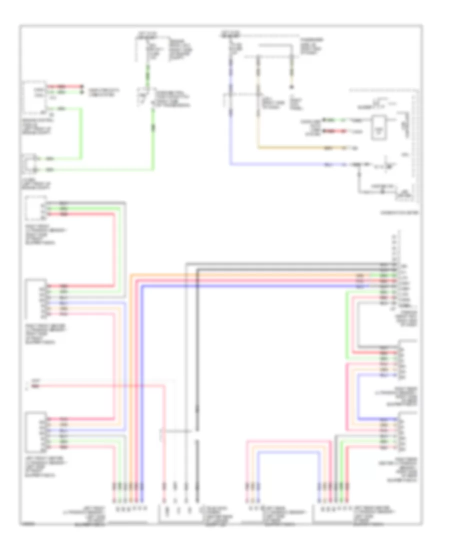 Parking Assistant Wiring Diagram (2 of 2) for Lexus LS 460 2009