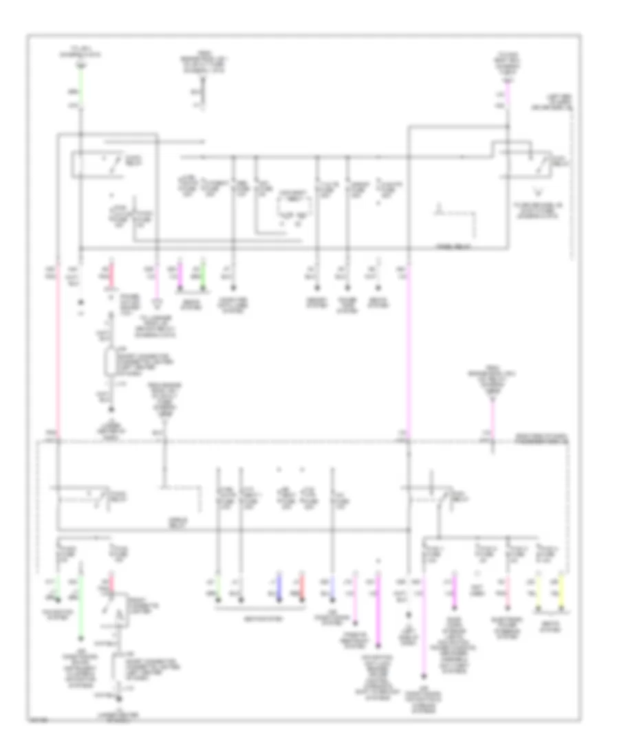 Power Distribution Wiring Diagram 4 of 6 for Lexus LS 460 2009