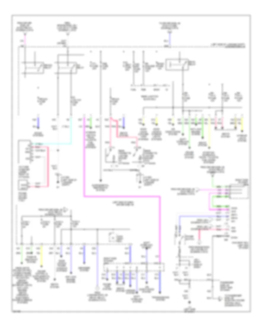 Power Distribution Wiring Diagram 5 of 6 for Lexus LS 460 2009