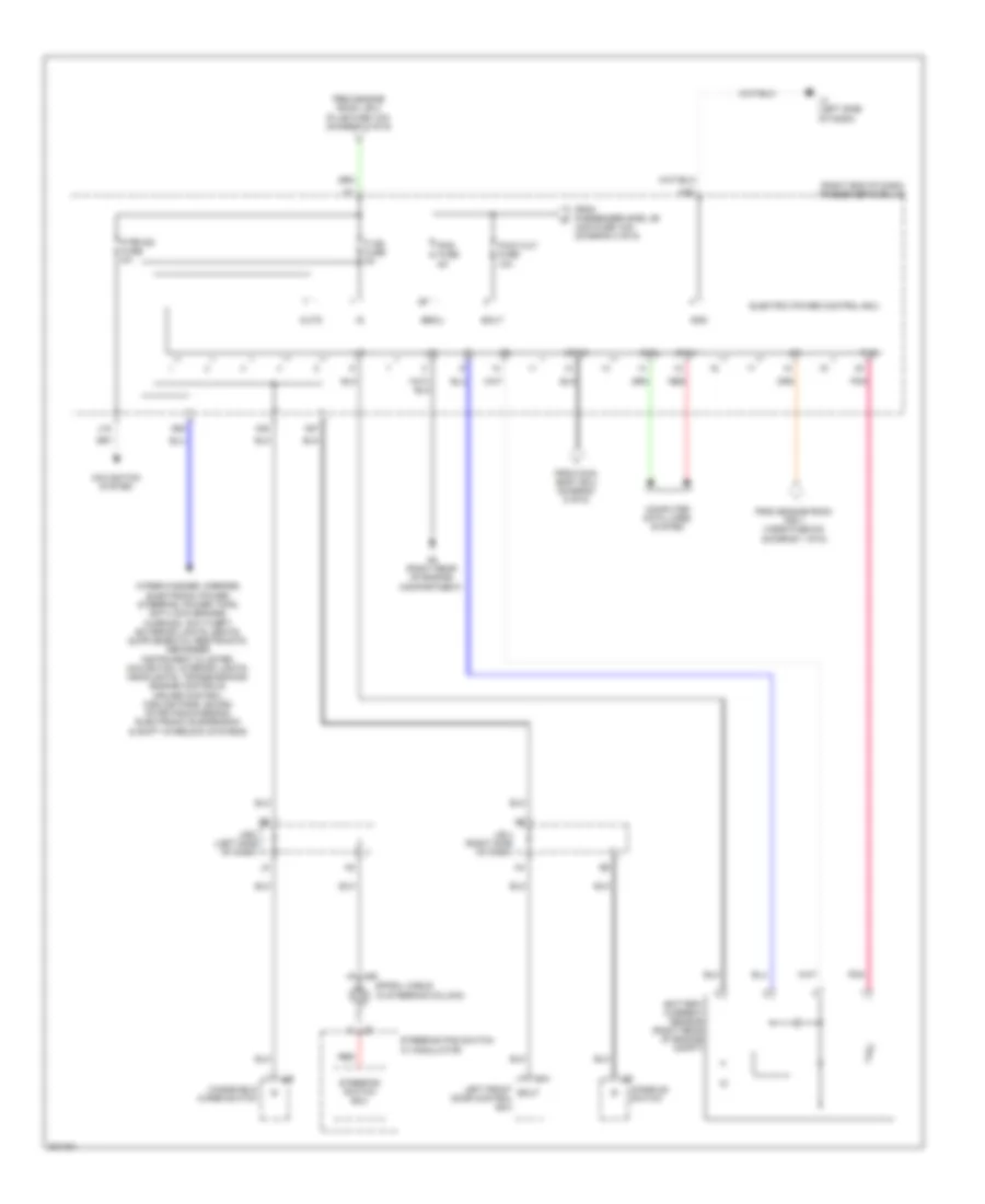 Power Distribution Wiring Diagram 6 of 6 for Lexus LS 460 2009