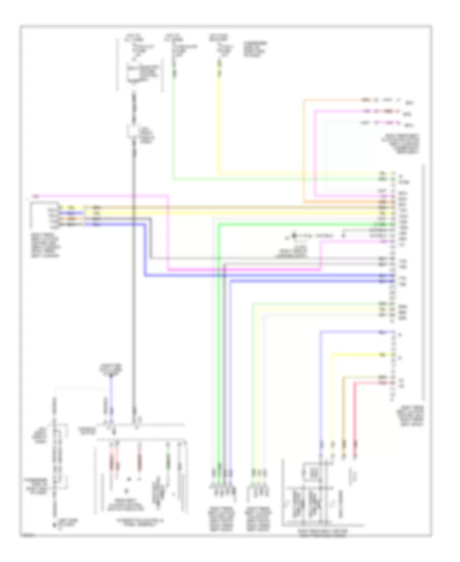 Climate Control Seats Wiring Diagram, Rear (2 of 2) for Lexus LS 460 2009