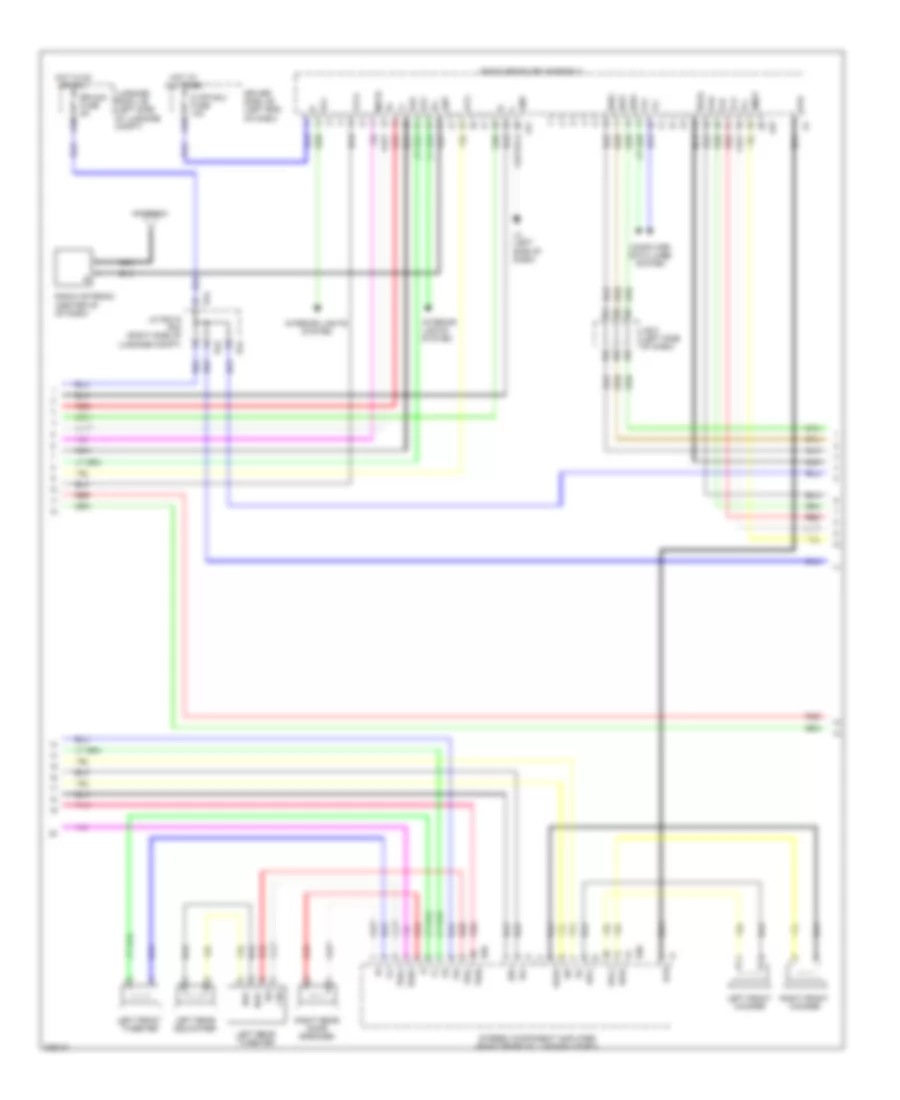 Satellite Radio Wiring Diagram, with Mark Levinson  without Rear DVD Changer (2 of 5) for Lexus LS 460 2009