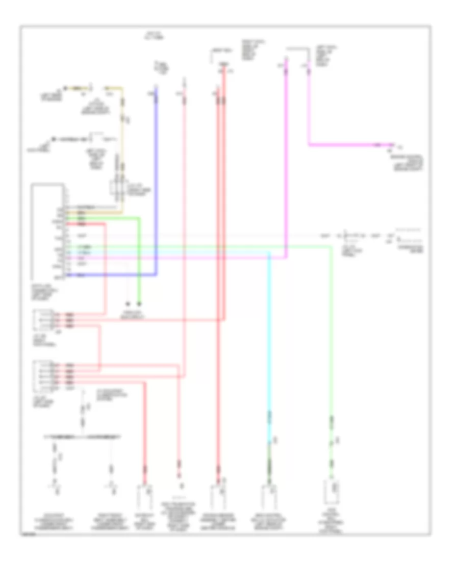 Data Link Connector Wiring Diagram for Lexus IS 250 2013