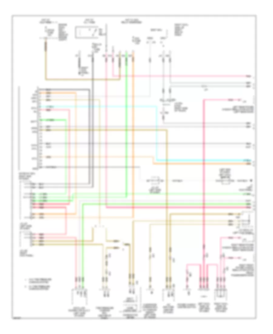 High Low Bus Wiring Diagram 1 of 3 for Lexus IS 250 2013