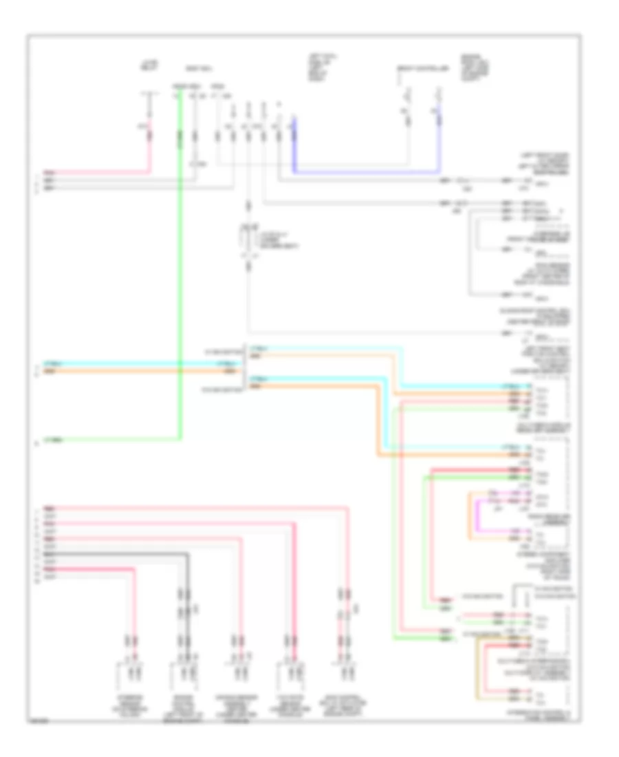 HighLow Bus Wiring Diagram (3 of 3) for Lexus IS 250 2013