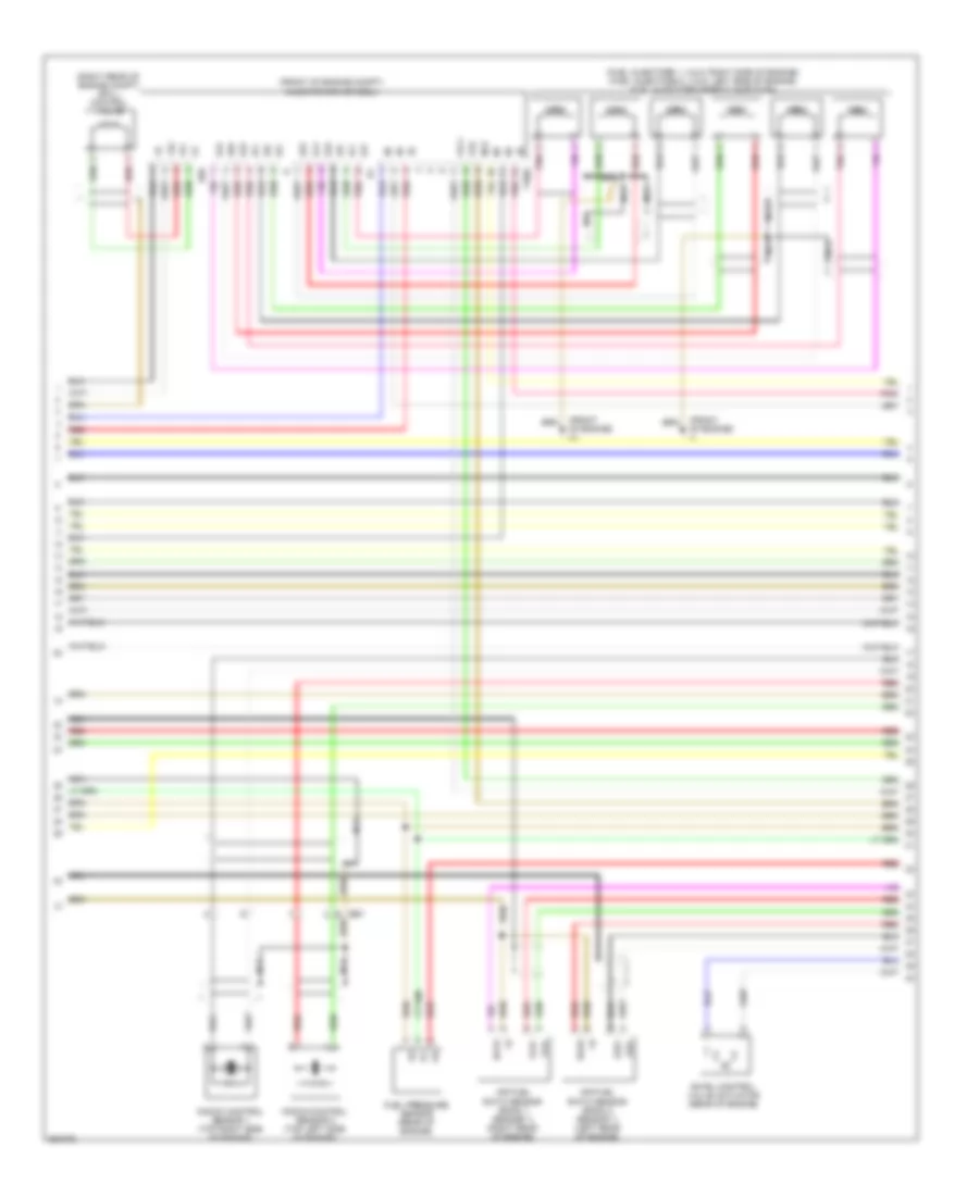 2.5L, Engine Performance Wiring Diagram (6 of 8) for Lexus IS 250 2013