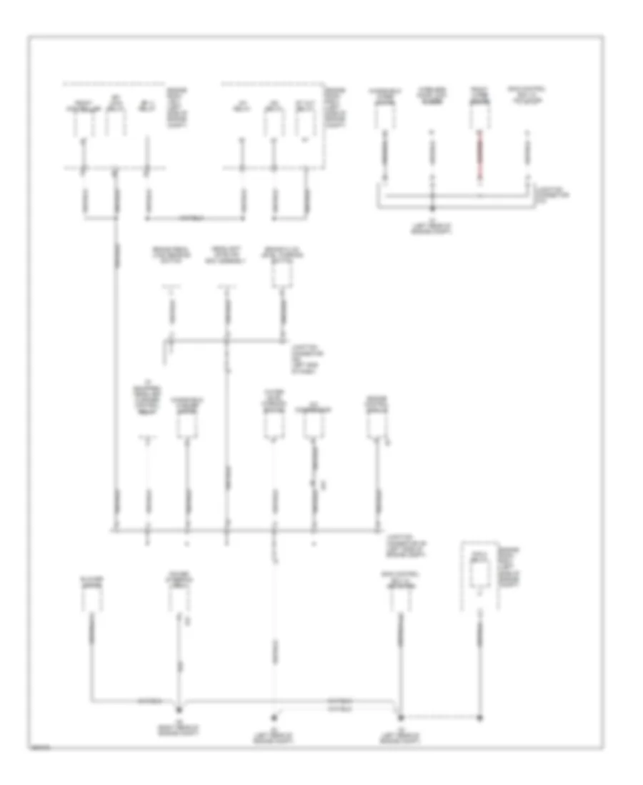 Ground Distribution Wiring Diagram 1 of 7 for Lexus IS 250 2013