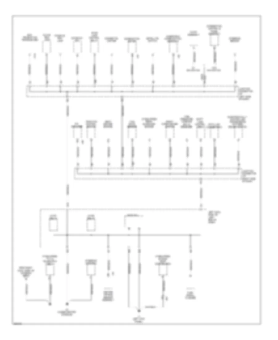 Ground Distribution Wiring Diagram (4 of 7) for Lexus IS 250 2013