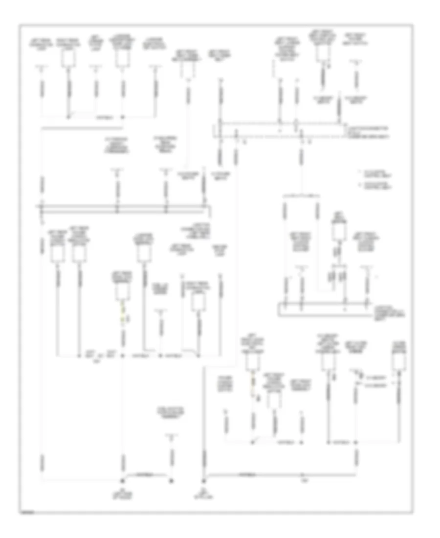 Ground Distribution Wiring Diagram (5 of 7) for Lexus IS 250 2013
