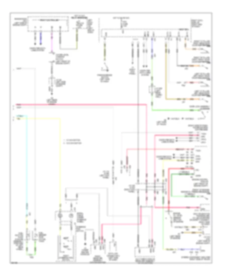 Instrument Cluster Wiring Diagram (2 of 2) for Lexus IS 250 2013