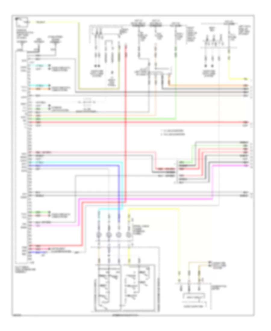 Navigation Wiring Diagram 1 of 4 for Lexus IS 250 2013