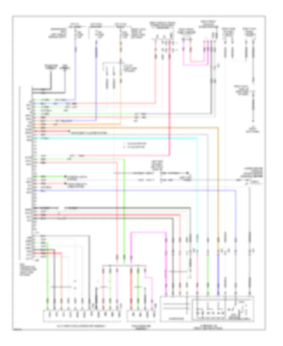 Telematics Wiring Diagram for Lexus IS 250 2013