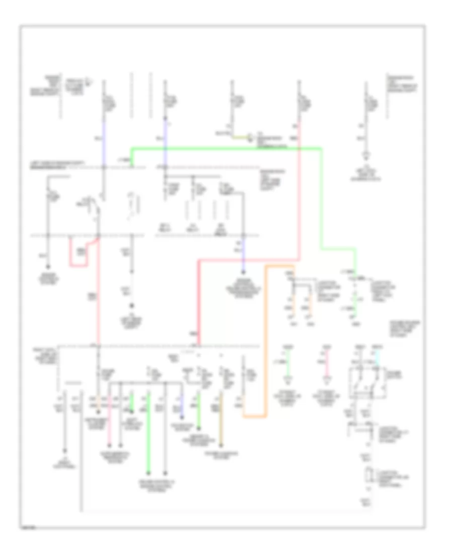 Power Distribution Wiring Diagram 3 of 5 for Lexus IS 250 2013