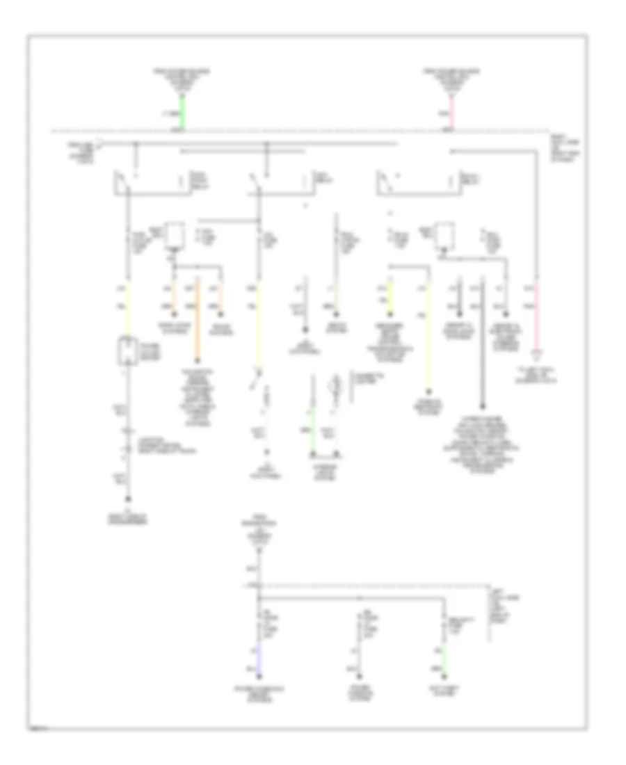 Power Distribution Wiring Diagram 5 of 5 for Lexus IS 250 2013