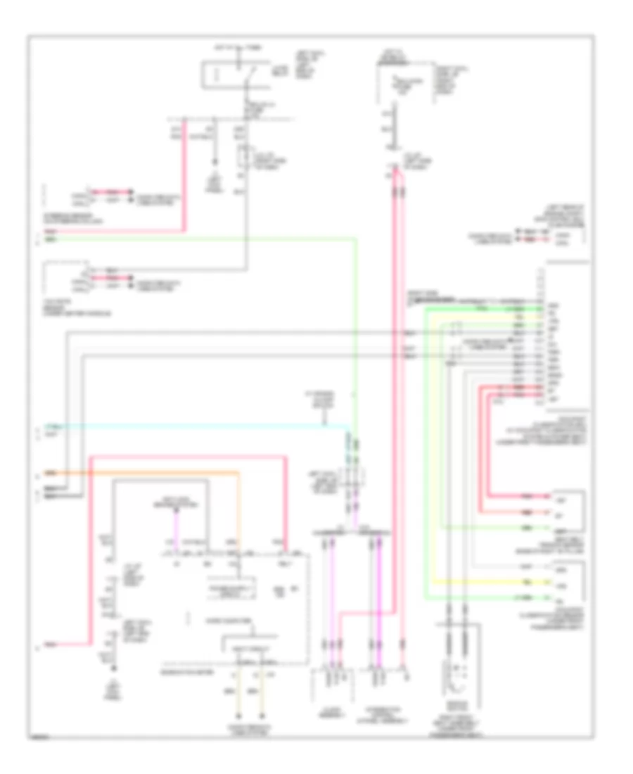 Supplemental Restraints Wiring Diagram 3 of 3 for Lexus IS 250 2013