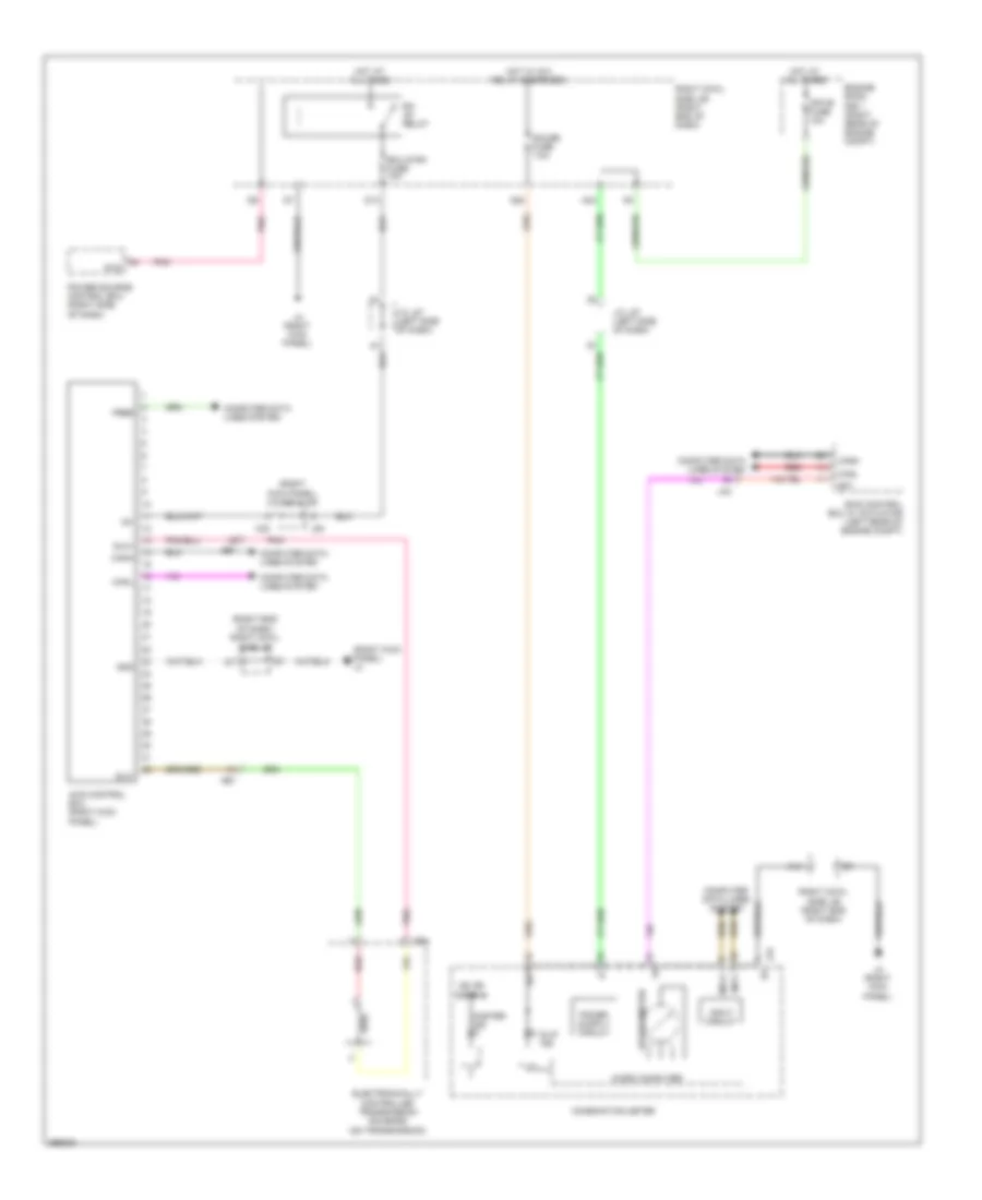 4WD Wiring Diagram for Lexus IS 250 2013