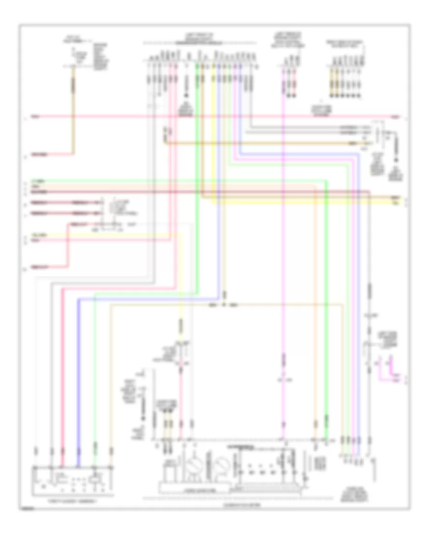 AT Wiring Diagram (2 of 3) for Lexus IS 250 2013