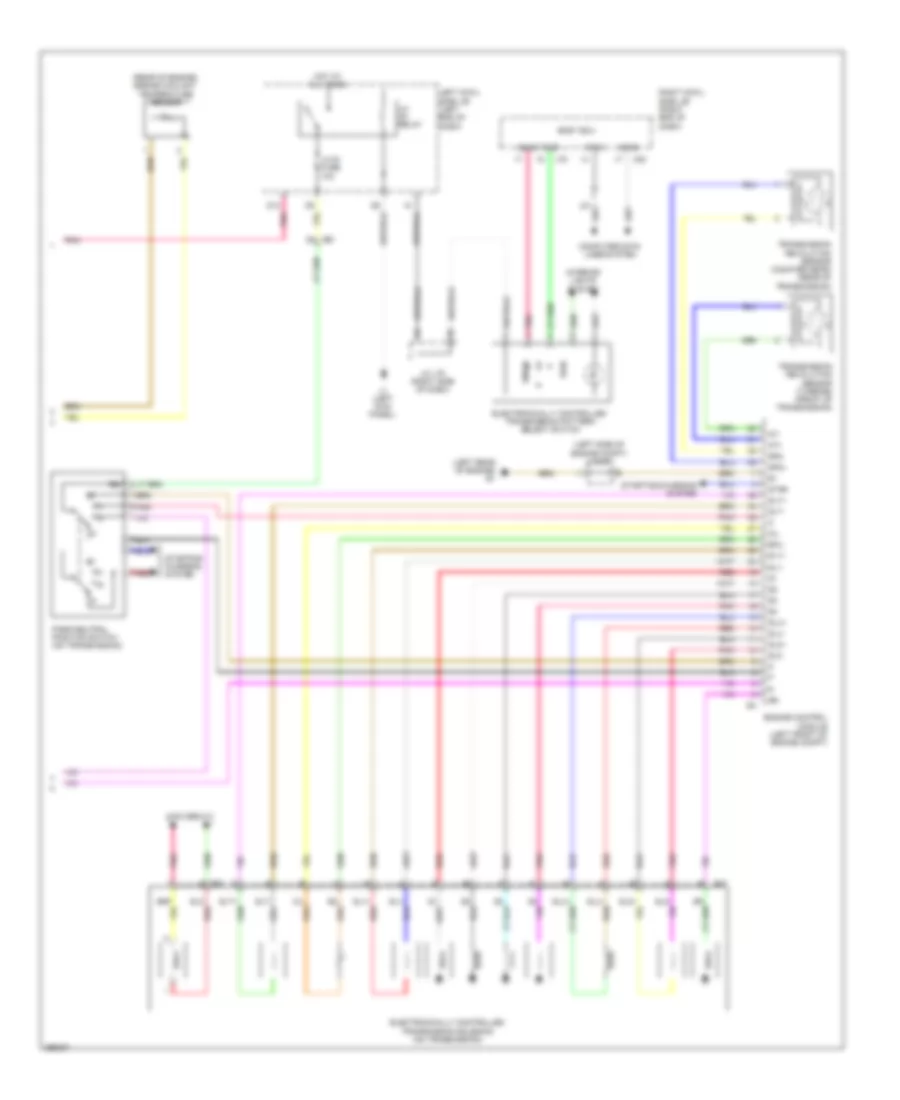 A T Wiring Diagram 3 of 3 for Lexus IS 250 2013