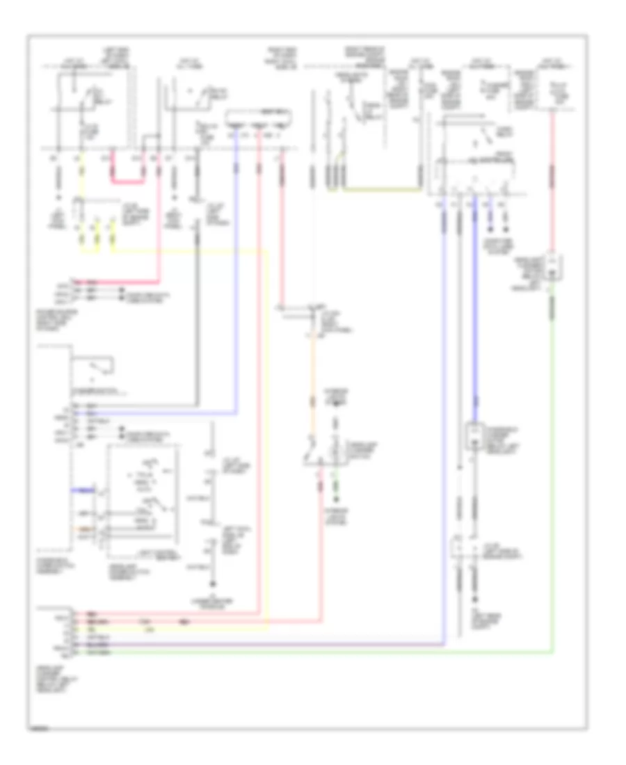 схема шайбы фары для Lexus IS 250 2013
