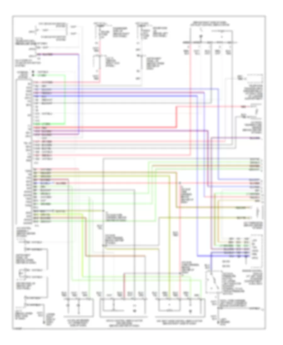Automatic A C Wiring Diagram 1 of 2 for Lexus GS 300 2000