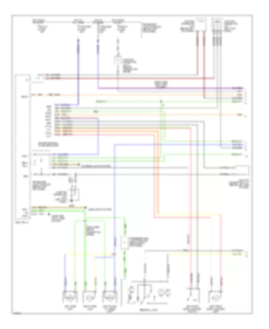 Courtesy Lamps Wiring Diagram 1 of 3 for Lexus GS 300 2000