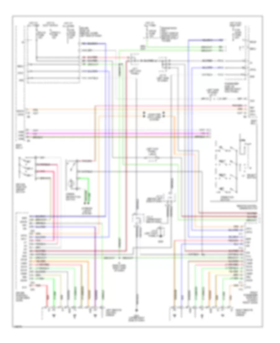 Memory System Wiring Diagrams 1 of 2 for Lexus GS 300 2000