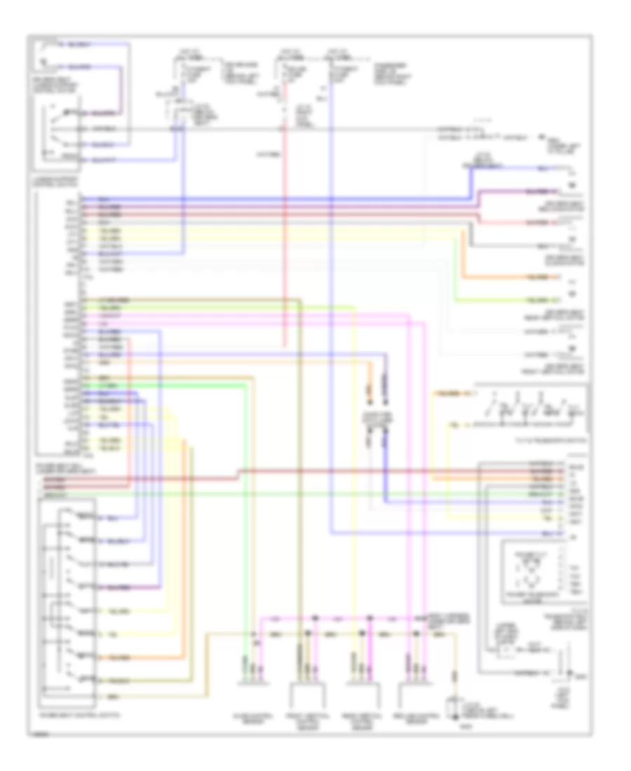 Memory System Wiring Diagrams 2 of 2 for Lexus GS 300 2000