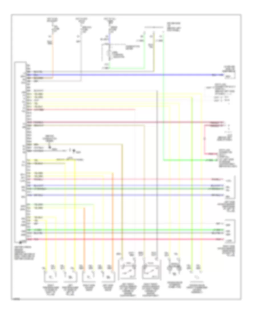 Supplemental Restraint Wiring Diagram for Lexus GS 300 2000