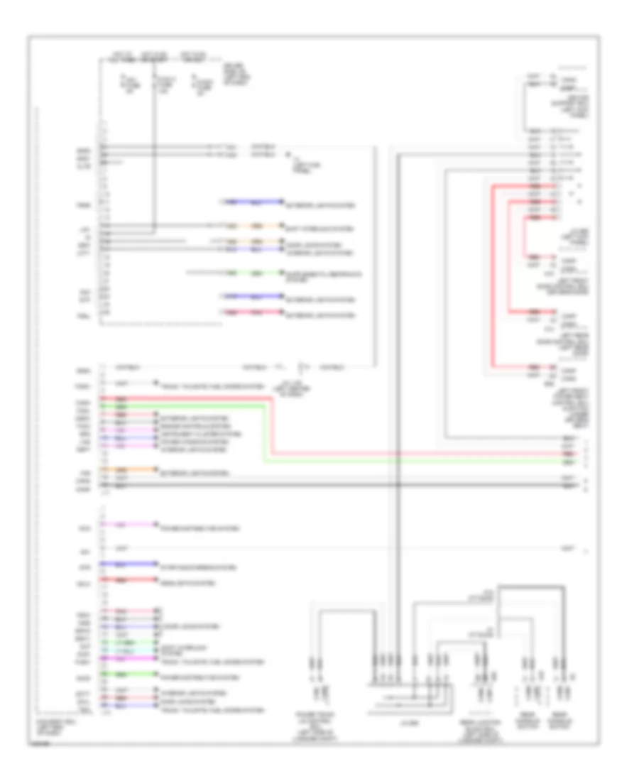 Body ECU Wiring Diagram 1 of 3 for Lexus LS 460L 2009
