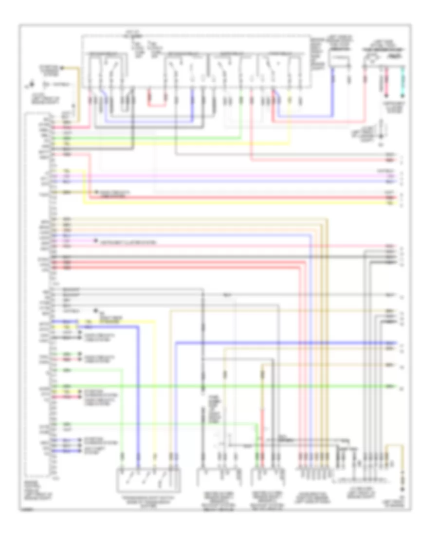 4 6L Engine Performance Wiring Diagram 1 of 7 for Lexus LS 460L 2009