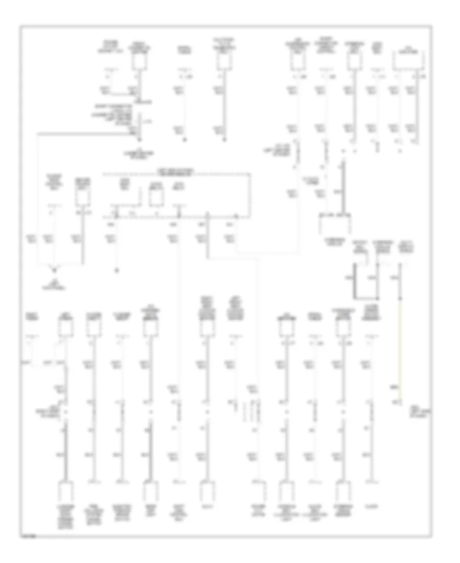 Ground Distribution Wiring Diagram 3 of 6 for Lexus LS 460L 2009