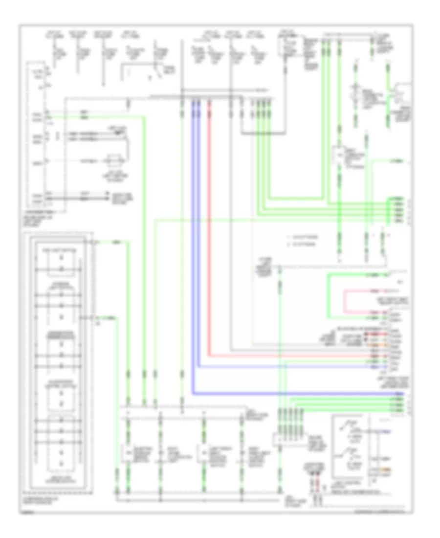 Instrument Illumination Wiring Diagram 1 of 3 for Lexus LS 460L 2009