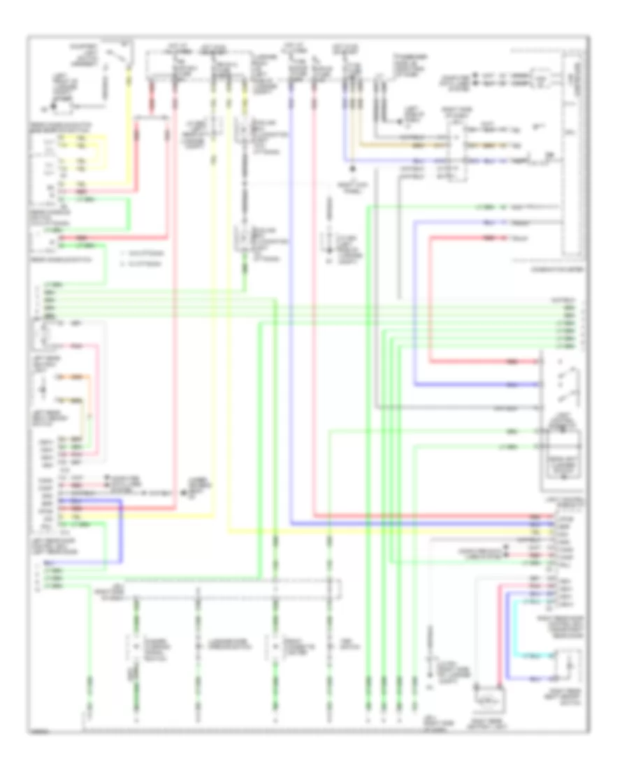 Instrument Illumination Wiring Diagram 2 of 3 for Lexus LS 460L 2009