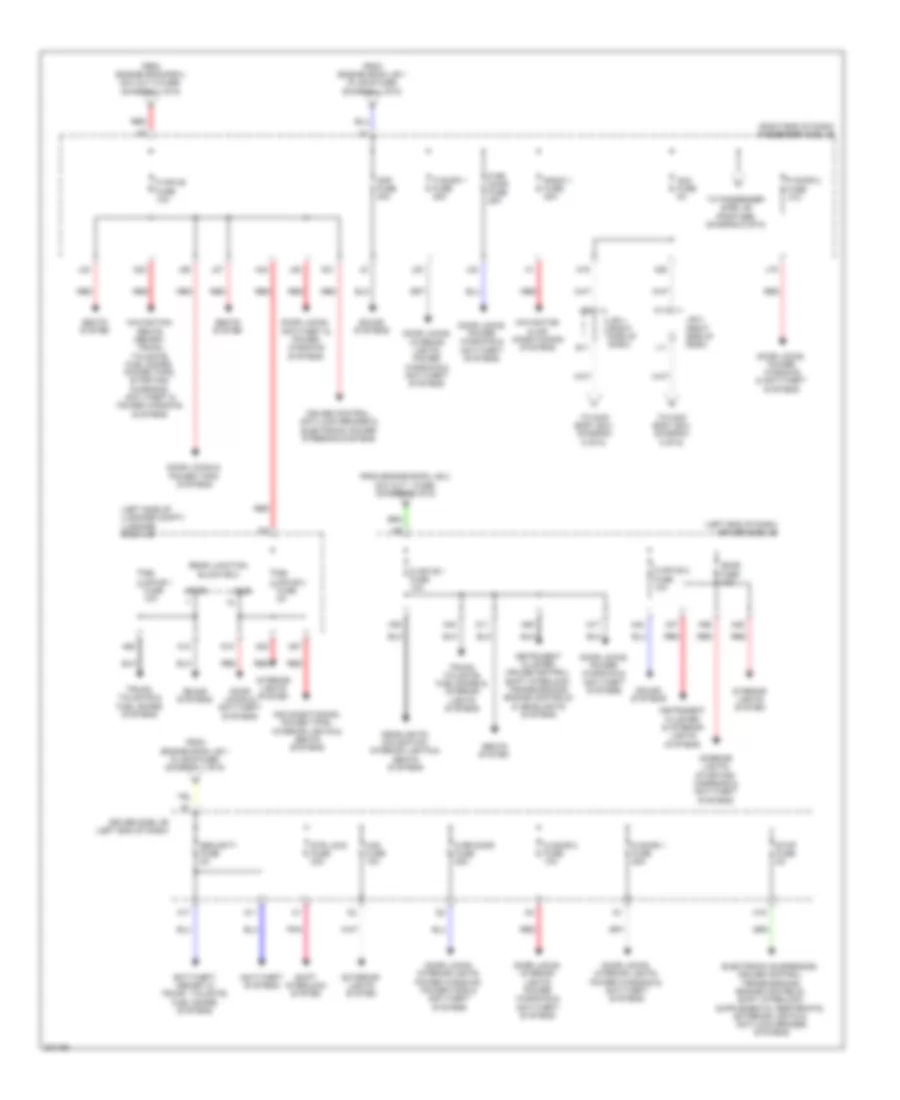 Power Distribution Wiring Diagram 2 of 6 for Lexus LS 460L 2009