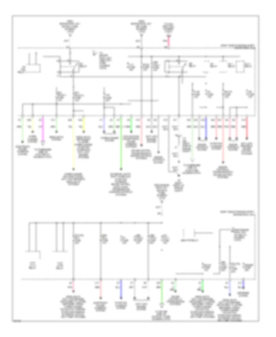 Power Distribution Wiring Diagram 3 of 6 for Lexus LS 460L 2009