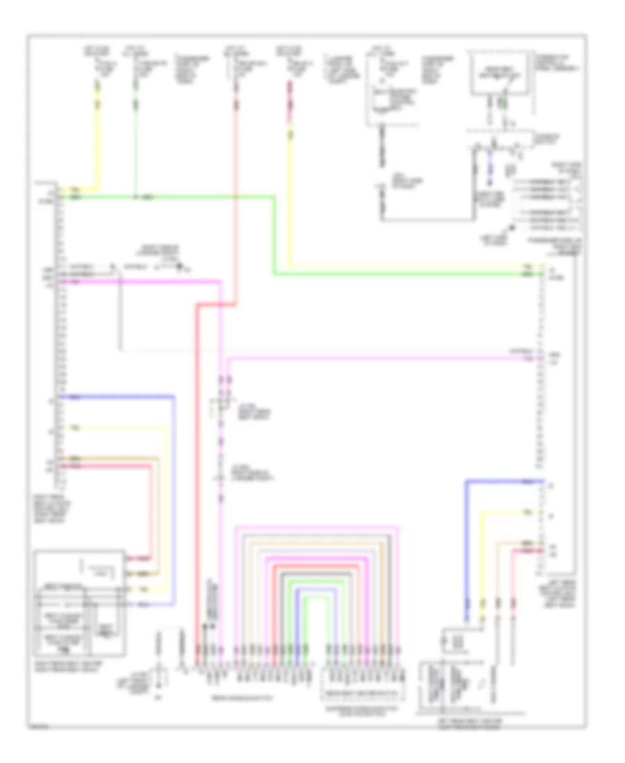 Heated Seats Wiring Diagram for Lexus LS 460L 2009