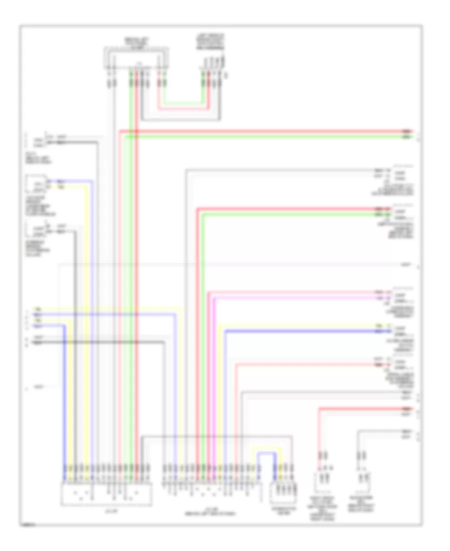 Body Control Modules Wiring Diagram (2 of 3) for Lexus LS 600hL 2009