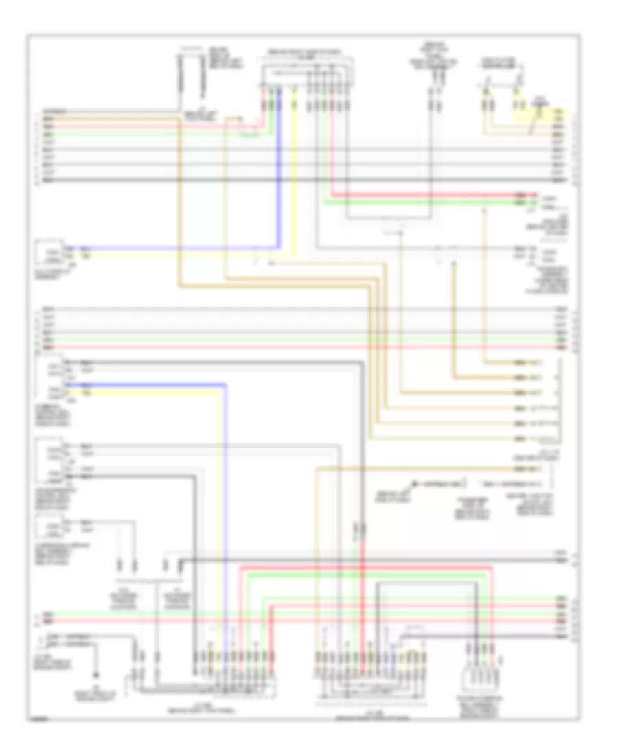 High Low Bus Wiring Diagram 2 of 5 for Lexus LS 600hL 2009