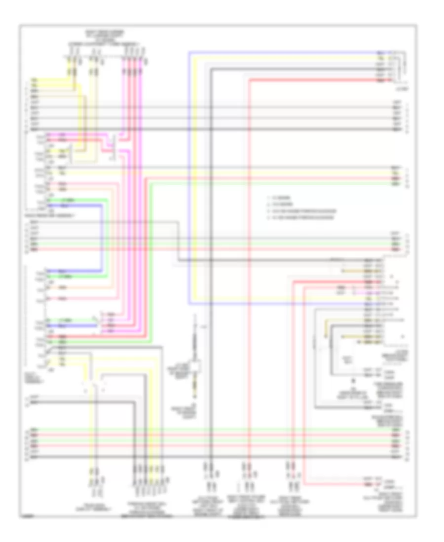 High Low Bus Wiring Diagram 3 of 5 for Lexus LS 600hL 2009