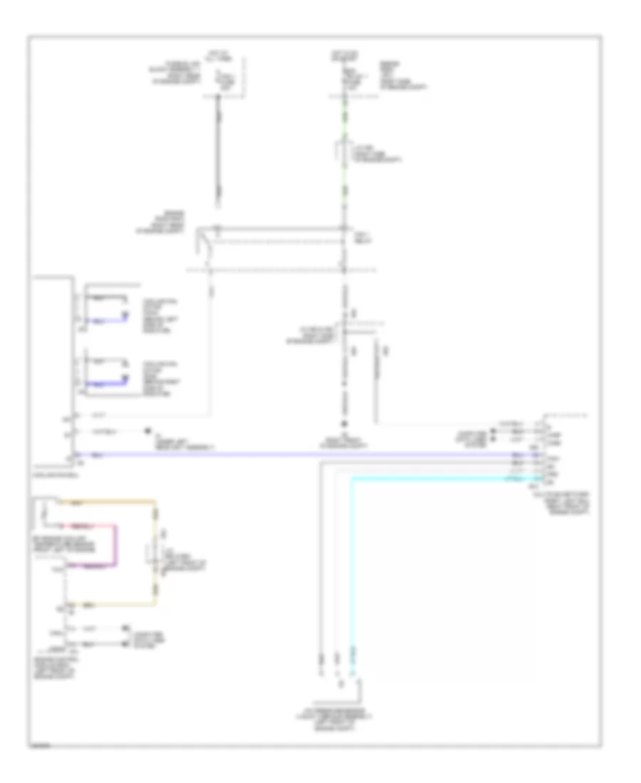 Cooling Fan Wiring Diagram for Lexus LS 600hL 2009