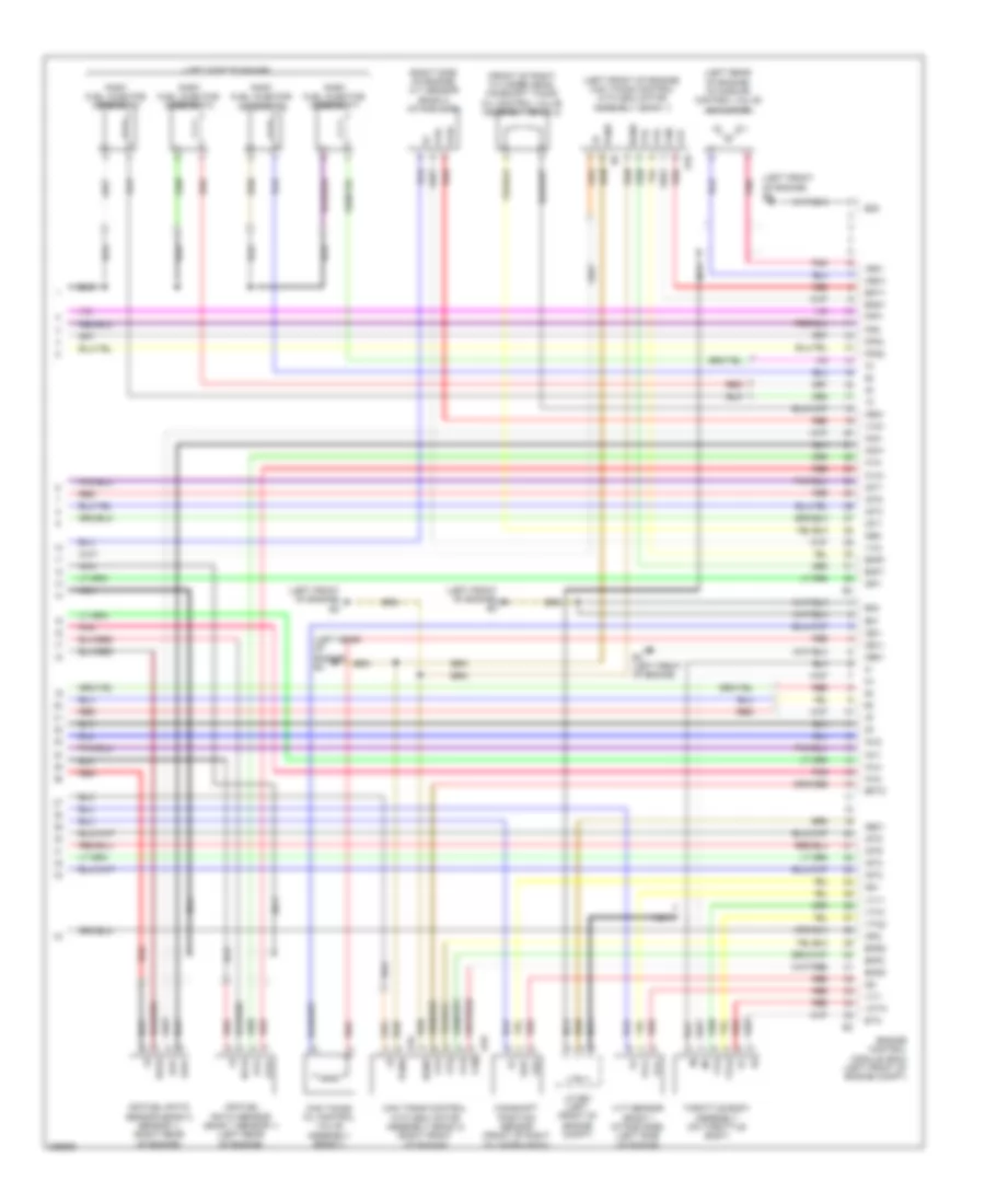 5.0L, Engine Controls Wiring Diagram (7 of 7) for Lexus LS 600hL 2009