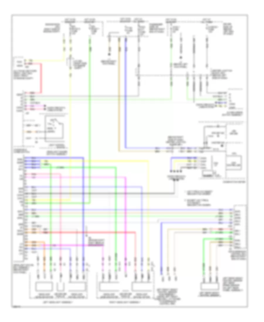 Adaptive Front Lighting Wiring Diagram for Lexus LS 600hL 2009