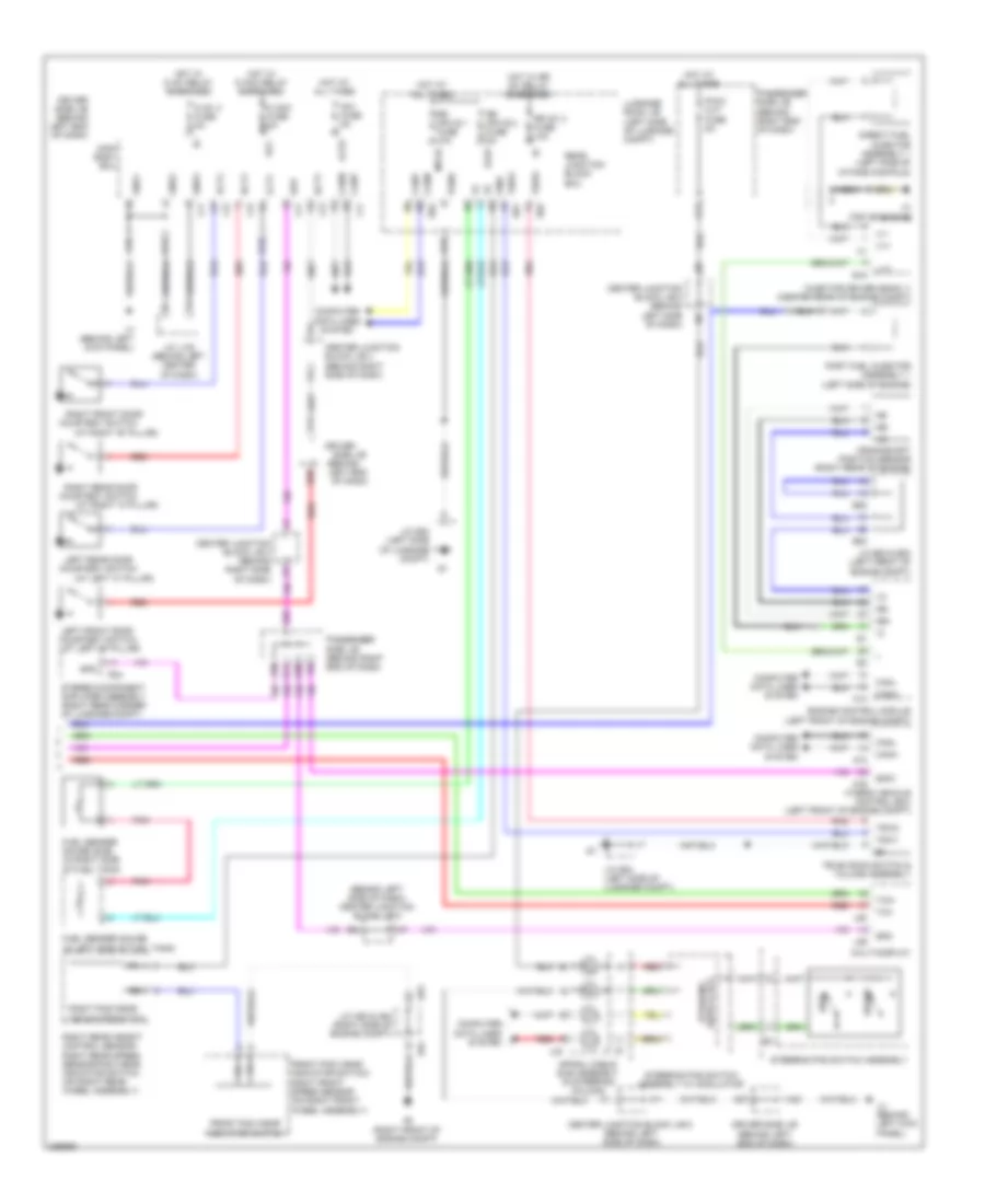 Instrument Cluster Wiring Diagram (2 of 2) for Lexus LS 600hL 2009