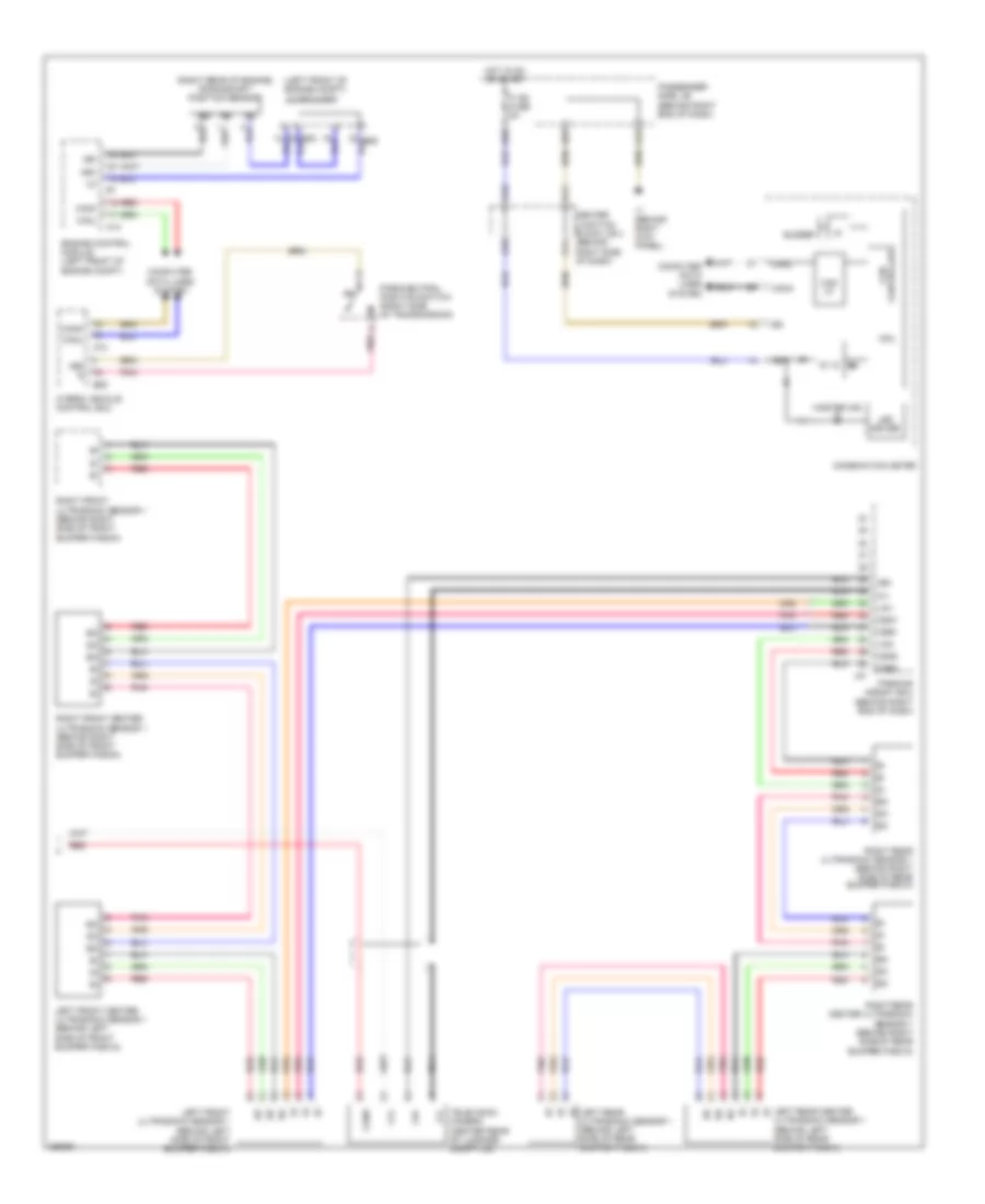Parking Assistant Wiring Diagram (2 of 2) for Lexus LS 600hL 2009